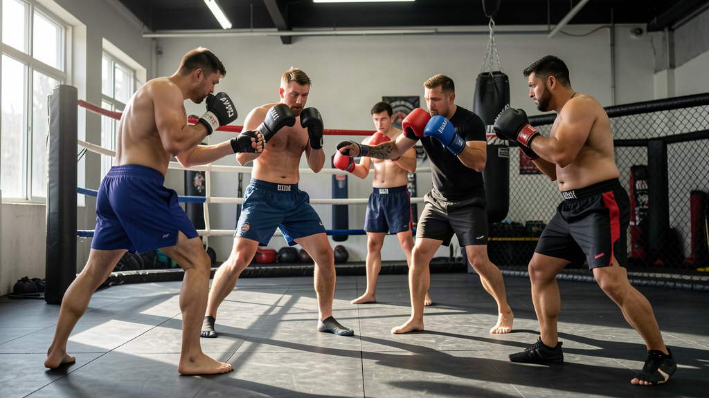 Sparring session
